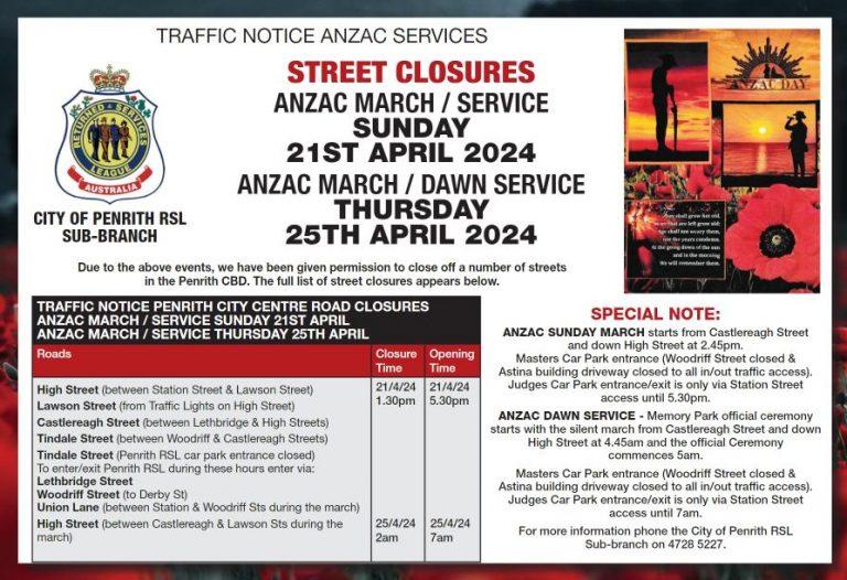 ANZAC Day Dawn Service Penrith RSLPenrith RSL