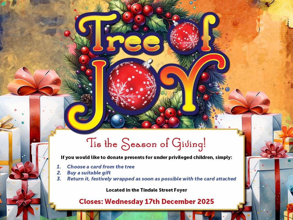 Tree Of Joy / Wishing Tree - You can bring cheers to someone this Christmas. Proudly supported by Penrith RSL Community